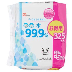 アラクリーネ 水99.9％ウエットシート 65枚 5P C00875