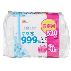 アラクリーネ 水99.9％ウエットシート 65枚 8P C00876