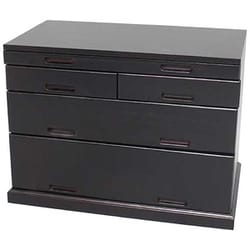 オスマック 仏壇キャビネット 62×35×45cm 天然木桐材のモダン仏壇キャビネット DFCX-6245BR ブラウン : オスマック(OSMAC) 仏壇キャビネット モダン 幅62×奥行35×高さ45cm 収納付 供物台 供養台 天然木桐製  ブラウン DFCX-6245BR : 楽器・音響機器