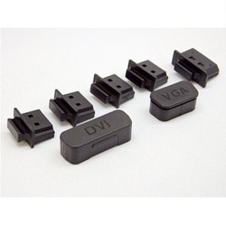 防塵カバー 映像セット （VGA用×1/DVI用×1/DisplayPort用×1/HDMI用×4） SSC-03VS