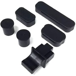 防塵カバー PCセット （D-Sub25用×1/D-Sub9用×1/VGA用×1/PS/2用×2/LAN用×1） SSC-04PS