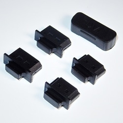防塵カバー マイニングPCセット （HDMI メス用×1/DisplayPort メス用×2/DVI メス用×1） SSC-18MS