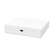 家電下 スライドトレー 引出付き ホワイト YSHK-45402W