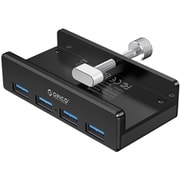 USB3.0ハブ 給電ポート付 クランプ式 MH4PU-PJP