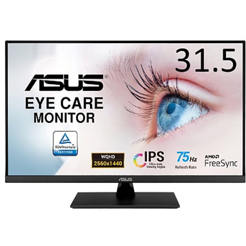 VP32AQ [モニター Eye Care 31.5インチ/WQHD（2560×1440）/IPS/100％ sRGB/HDR-10/DP, HDMI/ブルーライト軽減/フリッカフリー/VESA対応/国内正規品]