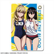 ストライク・ザ・ブラッドFINAL レザーパスケース 06 姫柊雪菜＆藍羽浅葱 [キャラクターグッズ]