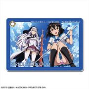 ストライク・ザ・ブラッドFINAL レザーパスケース 08 姫柊雪菜＆香菅谷雫梨・カスティエラ [キャラクターグッズ]