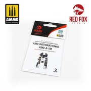 アクリルレジン製着色済計器盤 QS-48051 AMX A-1M （キネティック用） [1/48 アクリルレジン製着色済計器盤]