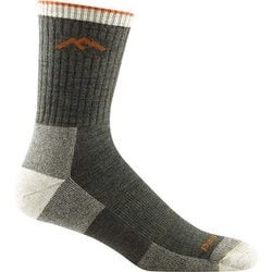 1466 マイクロクルー ミッドウェイトクッション メンズ ソックス オリーブ Sサイズ（22.5-24.5cm） 19441466401003