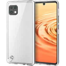 PM-S221HVCKCR [AQUOS sense6s（SHG07）/sense6（SH-54B SHG05）用 ハイブリッドケース/TPU/スリム/角エアクッション/耐衝撃/ストラップホール付/極み設計/クリア]