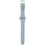 GWBSC-AW01XBB [German Shrunken-calf Genuine Leather Watchband Pin Buckle Type Apple Watch（45/44/42mm）用 ベイビーブルー]