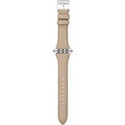 GWBSC-AW01XGG [German Shrunken-calf Genuine Leather Watchband Pin Buckle Type Apple Watch（45/44/42mm）用 グレージュ]