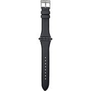 GWBSC-AW02XBK [German Shrunken-calf Genuine Leather Watchband Pin Buckle Type Apple Watch（41/40/38mm）用 ブラック]