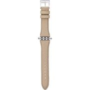 GWBSC-AW02XGG [German Shrunken-calf Genuine Leather Watchband Pin Buckle Type Apple Watch（41/40/38mm）用 グレージュ]