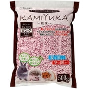 小動物用 床材 KAMIYUKA～紙床～ ピンク 500g