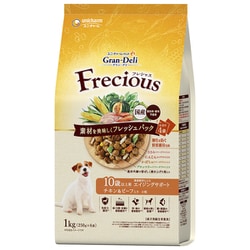 グラン・デリ Frecious（フレシャス） 10歳以上用 チキン&ビーフ入り [犬用 ドライフード 1kg 10歳以上]