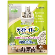 飛び散らない針葉樹の消臭・抗菌チップ 4L