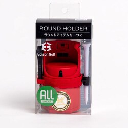 ROUND HOLDER Red PPケース仕様 [マルチボールケース ゴルフラウンドホルダー]
