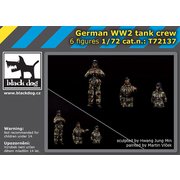 T72137 1/72 ミリタリーフィギュア WW.II ドイツ軍 戦車クルー [組立式プラスチックモデル]