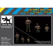 T72138 1/72 ミリタリーフィギュア WW.II 米軍 戦車クルー [組立式プラスチックモデル]
