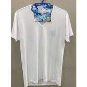 メンズ ナイロンメッシュ 半V M シロ 100-211