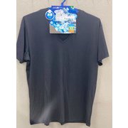 メンズ ナイロンメッシュ 半V LL クロ 100-211