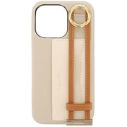 SC13-002-BE [iPhone 13/13 Pro用 バンド付きケース ベージュ]