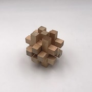 KUMUZ 木製立体パズル チェッカーキューブ [立体パズル]