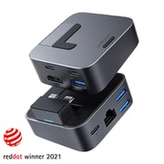 MacBook専用小型スタンド&USB-Cマルチハブ NPS-JCUBE