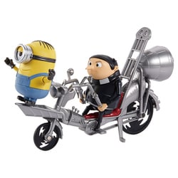 ヨドバシ Com タカラトミー Takaratomy ミニオン ムービーシーンアソート フィギュア ヤング グルーのバイクセット キャラクターグッズ 通販 全品無料配達