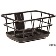チューブパイプセミワイドフロントバスケット こげ茶 FB-069K