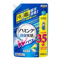 ヨドバシ Com 花王 Kao ハミング ハミング消臭実感 Wパワー スプラッシュシトラスの香り 詰替 大容量 3 5倍 1400ml 柔軟剤 通販 全品無料配達