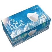 KOR94冷感マスク ふつうサイズ 白（q-max）平均0.45以上 4層 30枚入り