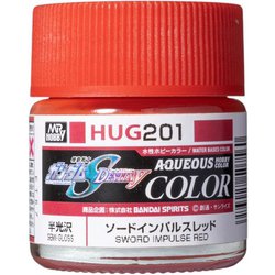 HUG201 水性ガンダムカラー 機動戦士ガンダムSEED DESTINY 10ml ソードインパルスレッド [プラモデル用塗料]