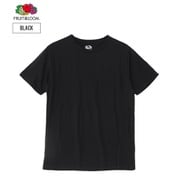 FRUIT OF THE LOOM 3P 天竺 TC Tシャツブラック XL