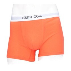 FRUIT OF THE LOOM ボクサーパンツ 無地 オレンジ L