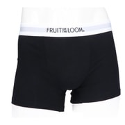 FRUIT OF THE LOOM ボクサーパンツ 無地 ブラック LL