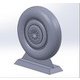 K72032 1/72 ディティールアップパーツ アエロ MB-200 ホイール スムーズトレッド （スマー/KPモデル用） [プラモデル用パーツ]