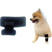 PET-SP03-M-L [ぺっとまる ホッとドッグサポーターロング BK-L 脚用サポーター]