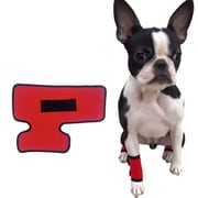 PET-SP03-M-L [ぺっとまる ホッとドッグサポーターロング RD-L 脚用サポーター]