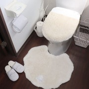 トイレマット メリージェラートトイレ4点セット シェル クリーム