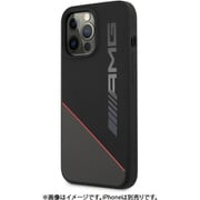 AMHCP13LRGDBK [AMG iPhone 13 Pro用 シリコン＋マイクロファイバー 背面ケース]