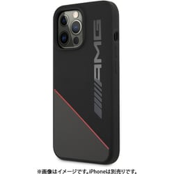AMHCP13XRGDBK [AMG iPhone 13 Pro Max用 シリコン＋マイクロファイバー 背面ケース]