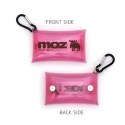 限定 MOZ クリア マルチカードケース ライトピンク EC036A