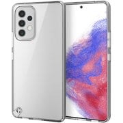 Galaxy A53 5G（SC-53C/SCG15） ケース カバー ハイブリッド TPU スリム 角エアクッション 耐衝撃 ストラップホール付 極み設計 クリア PM-G224HVCKCR