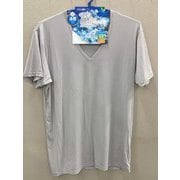 メンズナイロンメッシュ 半V L グレー 100-211