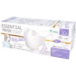 FD30-WH [さらふわESSENTIAL MASK パールホワイト 30枚入]