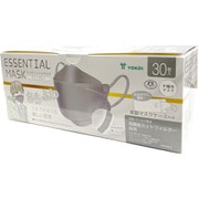FD30-GR [さらふわESSENTIAL MASK ライトグレー 30枚入]