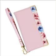 BL-IPSE3-02PK [iPhone SE（第3世代）/SE（第2世代）/8/7 4.7インチ用 フラワー手帳型スマートフォンケース エレガンテ/ピンク]