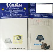 YMA7337 1/72 P-51B/Cムスタング・着色計器板・アロマホビー用 [1/72 ディティールアップパーツ]